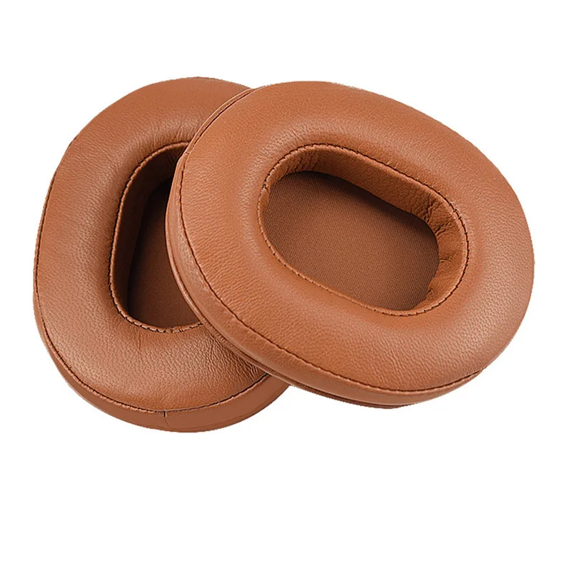 Schaffell Leder Ersatz Memory Schaum Ohrpolster für Audio-Technica ATH-MSR7 M50X M40 M40X Kopfhörer Ohr Pads Kissen – Detail 4