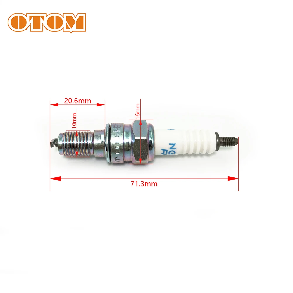 OTOM Motorcycle Spark Plug NGK Carburetor Version Off-Road Motocross Ignition Sparking Plugs For HONDA CRF CRF250R 31912-KRN-731