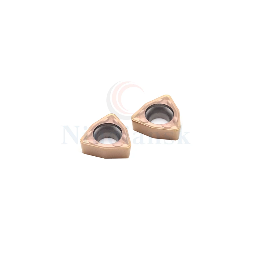 WCMX040208FN ACZ330 كربيد آلة خرط تعمل بالتحكم الرقمي بواسطة الحاسوب معالجة تحول إدراج عالية الجودة مقحمة تقطيع مقاومة للاهتراء U الحفر تحول شفرة