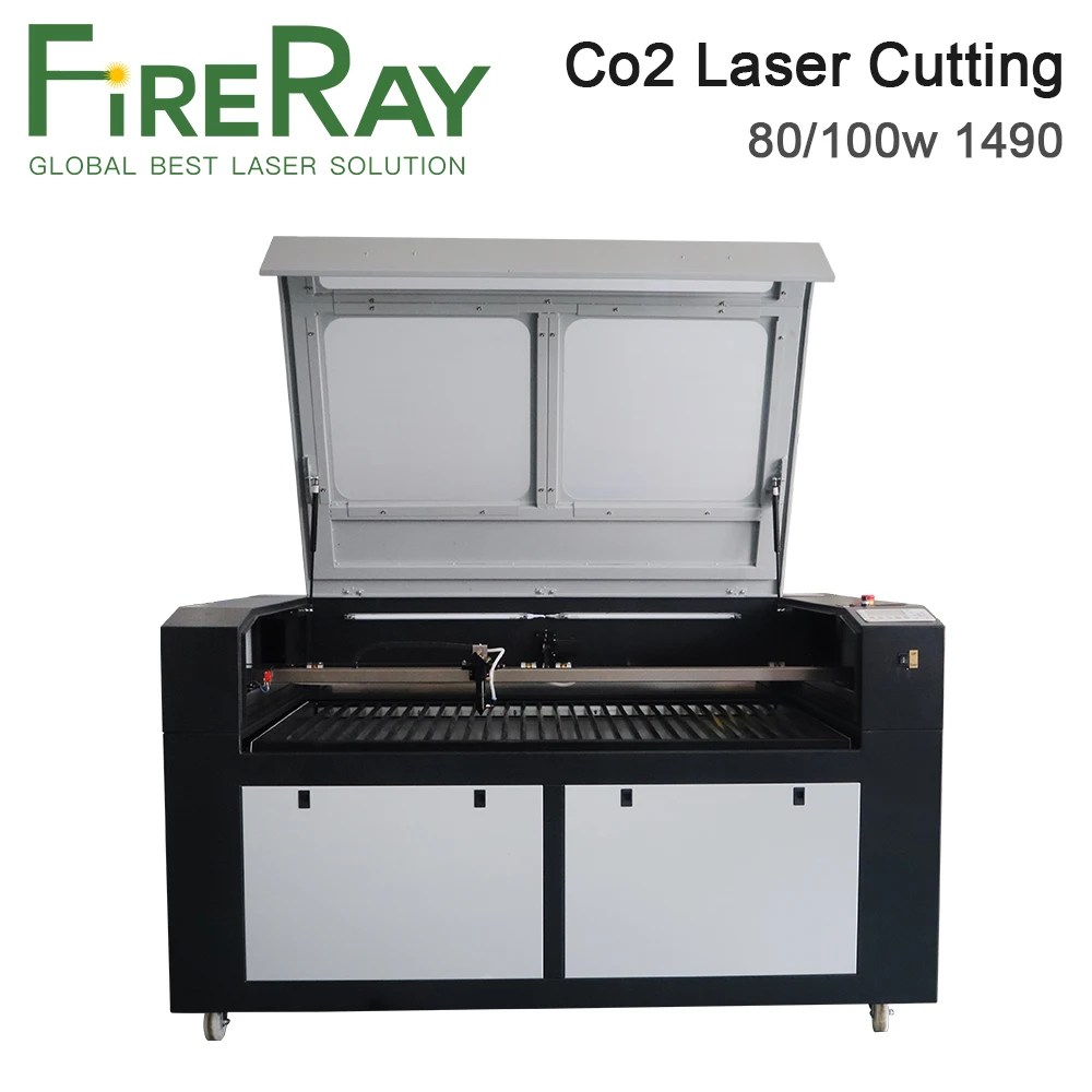 FireRay 1490 80W 100w Co2 Laser Cutting and Engraving Machine RECI laser tube Trocen