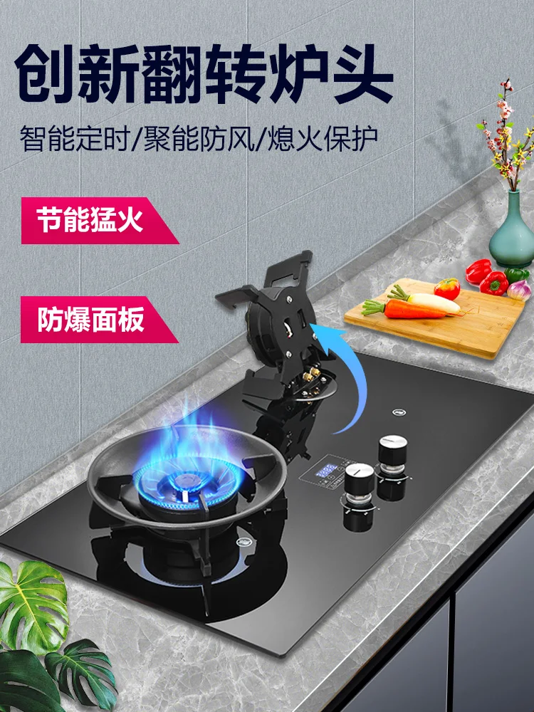 家庭用天然ガス製ガスストーブタイマー埋め込み式マジックディッシュリバーシブルファイヤーストーブオーバースイープロモイージークリーニング