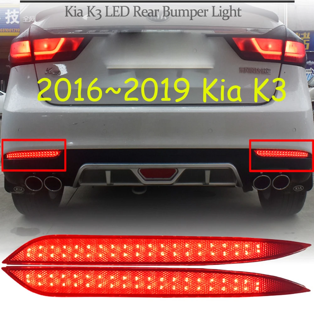 

2016~2019y car bumper sentra tail light KlA K3 taillight cerato Reversing Brake LED car accessories Taillamp KlA K3 fog light