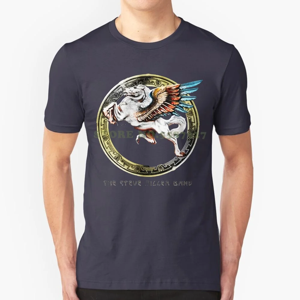 

Summer New Arrival Men T Shirt New Adult The Steve Miller Band T Shirt-Retro Album Art Tee