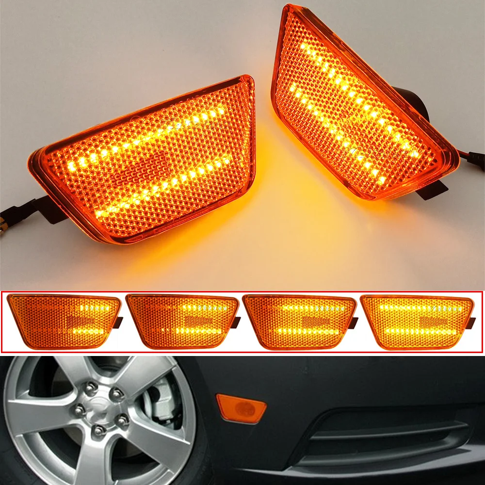 

2PCS Front Bumper Side Marker Lights Assemly For Chevrolet Cruze Limited Diesel Eco L LS LT LTZ Blinker Scroll Flasher Lamp