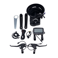Torque Sensor Mid Electric Motor Converter Kit, Bottom Bracket BB100 BB120, Tongsheng TSDZ2B, Snow Fat Sand Bike, 750W 500W 250W