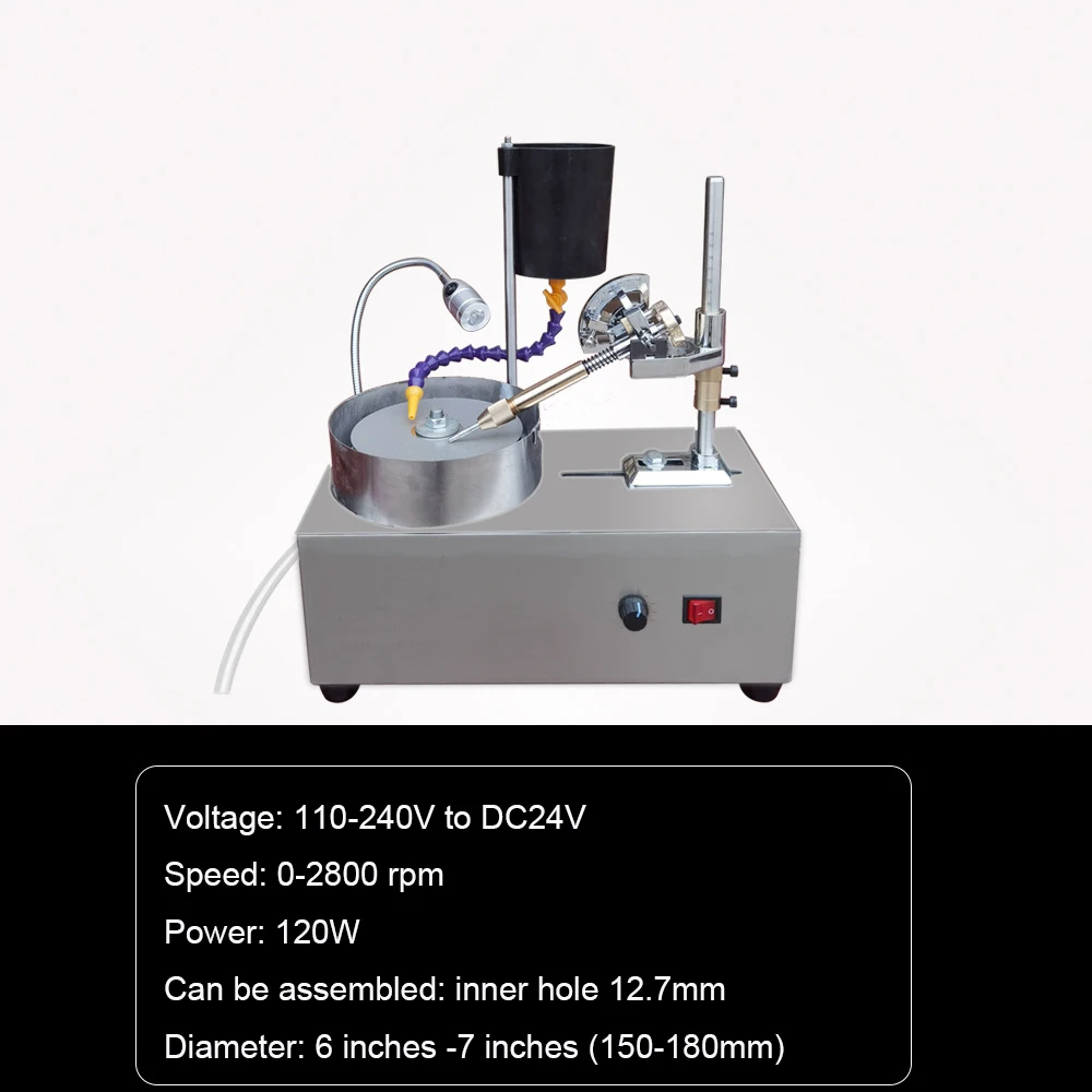 Imagem -05 - Máquina Lapidária de Jóias Pedra Preciosa Facetação Máquina de Polimento Jade Gem Processamento Equipamento de Moagem