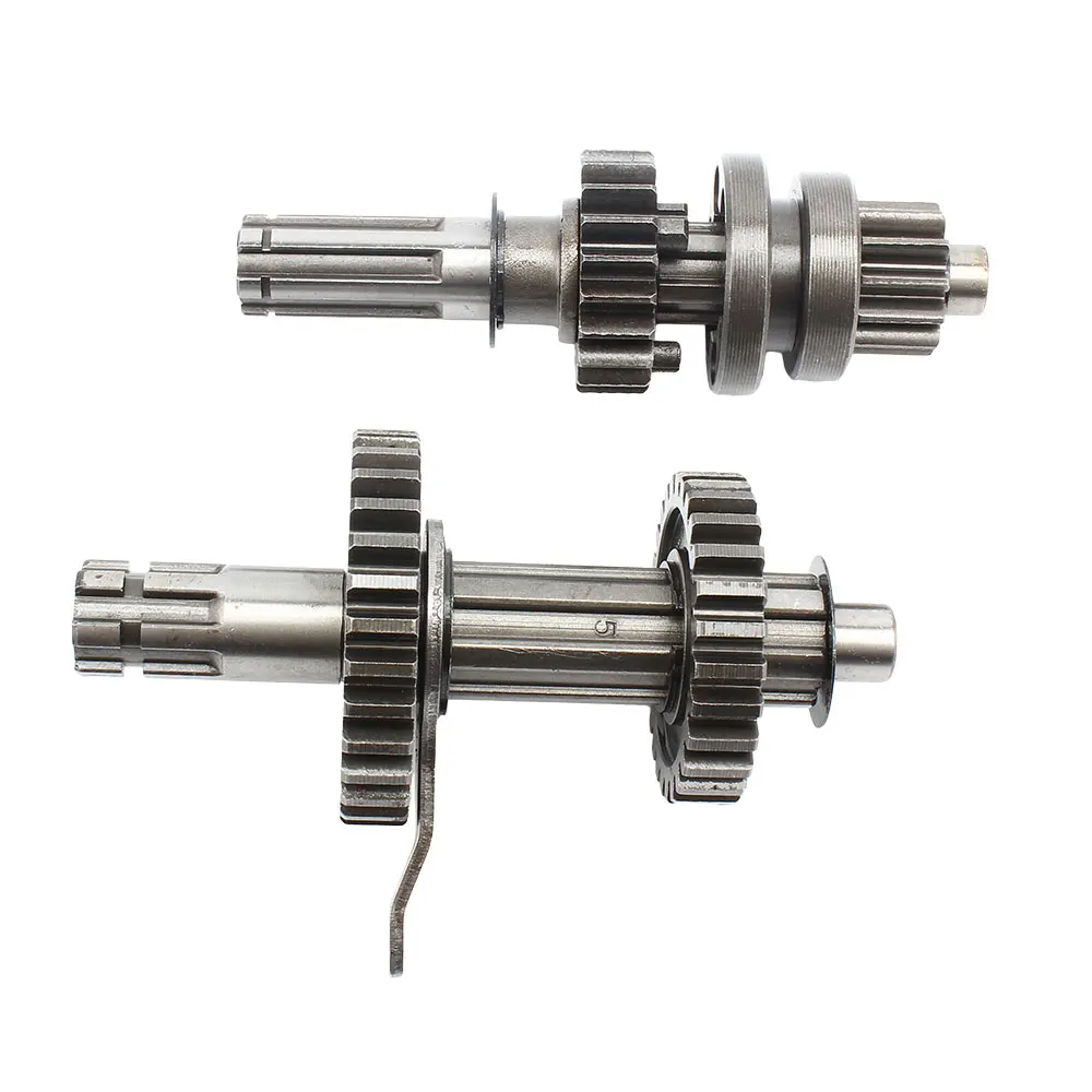 Reverse Gears Main Countershaft Transmission Gear Box Main Counter Shaft Fit For 50cc-110cc 1+1 Reverse Gears Engines