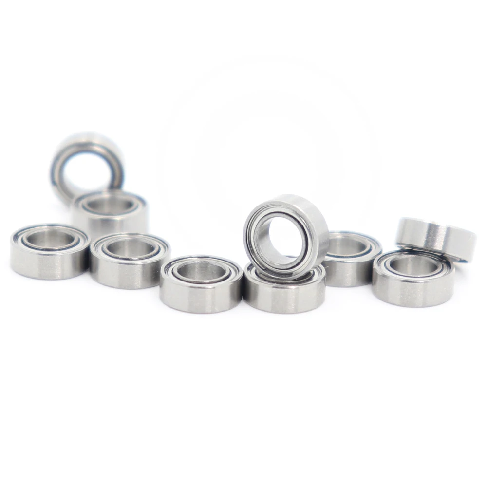 SMR74ZZ Bearing 4*7*2.5 mm ( 10PCS ) ABEC-1 Stainless Steel Ball Bearings Shielded  SMR74Z SMR74 Z ZZ