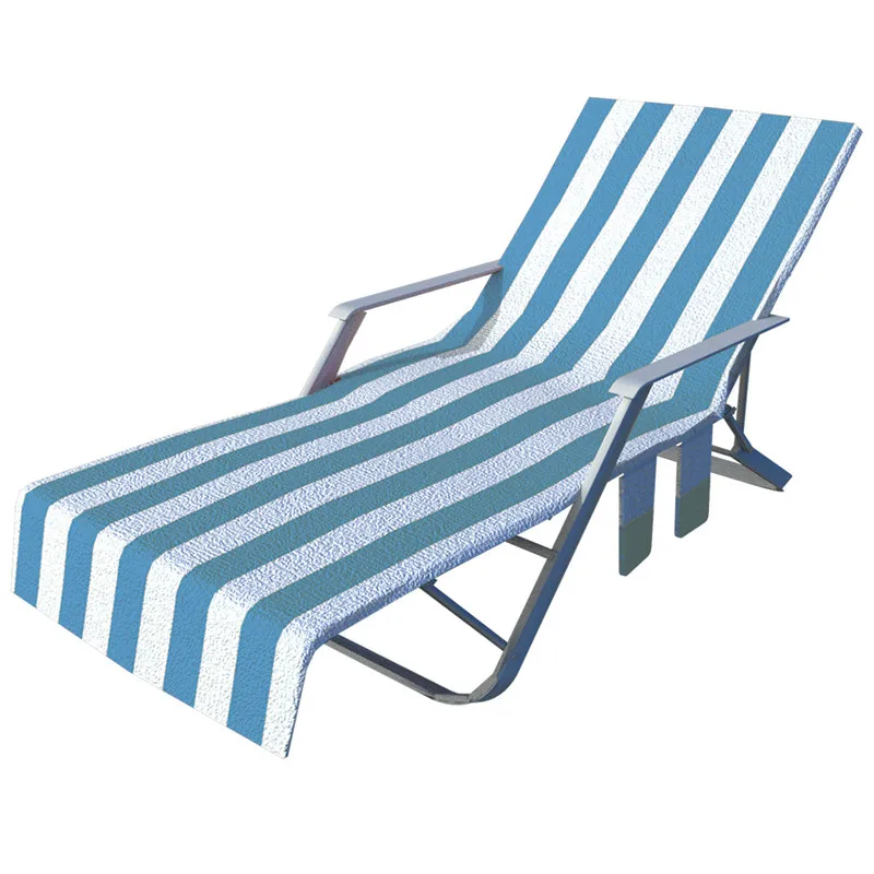 Gestreifte Mikrofaser Strand Stuhl Handtuch Abdeckungen Mit Tasche für Schwimmen Pool Im Freien Sonnenbaden Sommer Urlaub Strand Schwimmen Handtuch