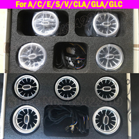 For Benz Air Vent Turbine Nozzle Lamp W176 W205 W213 W222 W447 W117 W156 X253 LED Car Ambient Light A/C/E/S/V/CLA/GLA/GLC
