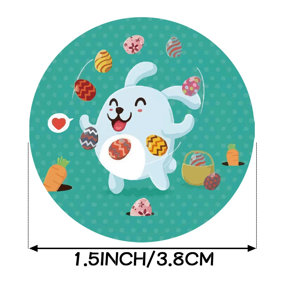 1/1.5 inch 50 Pcs Cute Rabbit Stickers Cartoon Animal Sticker for Kids Rewarding Stickers Scrapbooking Accessory