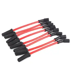 8 Pcs Ignition Coil Set for Chevrolet Silverado/Express/Corvette/Camaro for GMC Sierra Spark plug Wire Auto Replacement Parts