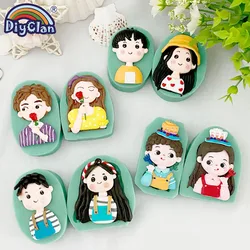 Boy And Girl Fondant Silicone Mold Valentine's Day Styles Cake Decorating Tools Chocolate Biscuit Clay Sugarcrafts Mould