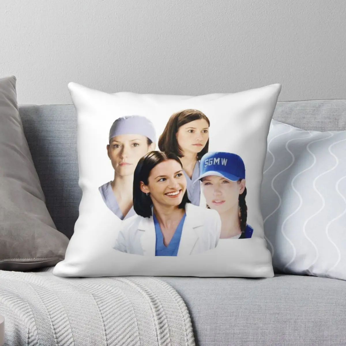 

Grey's Anatomy Lexie Grey Chyler Leigh Pillowcase Polyester Linen Velvet Pattern Decor Throw Pillow Case Home Cushion Cover 18"