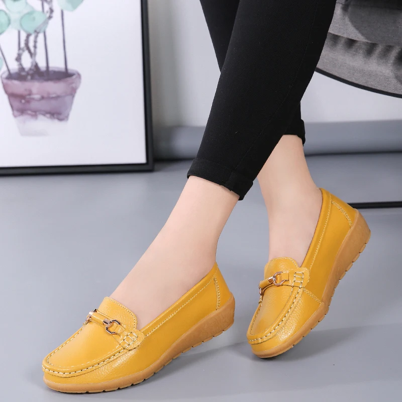 

2021 Hot Sale Women Sneakers Women Tennis Shoes Women Hard-Wearing Outdoor Trainer Leather Slip On Trend Sport Zapatillas Mujer