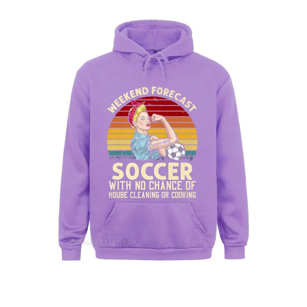 Funny Weekend Forecast Soccer With No Chance Cleaning Hoodie Sweatshirts for Women Custom Hoodies High Quality Hoods Street