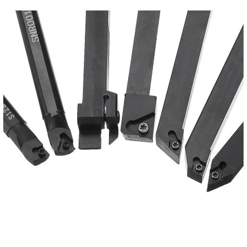Imagem -04 - Virando Ferramenta Titular Conjunto com Inserções de Carboneto Sólido Haste Torno Boring Bar Cnc Lathe Cutter Ferramenta 12 mm
