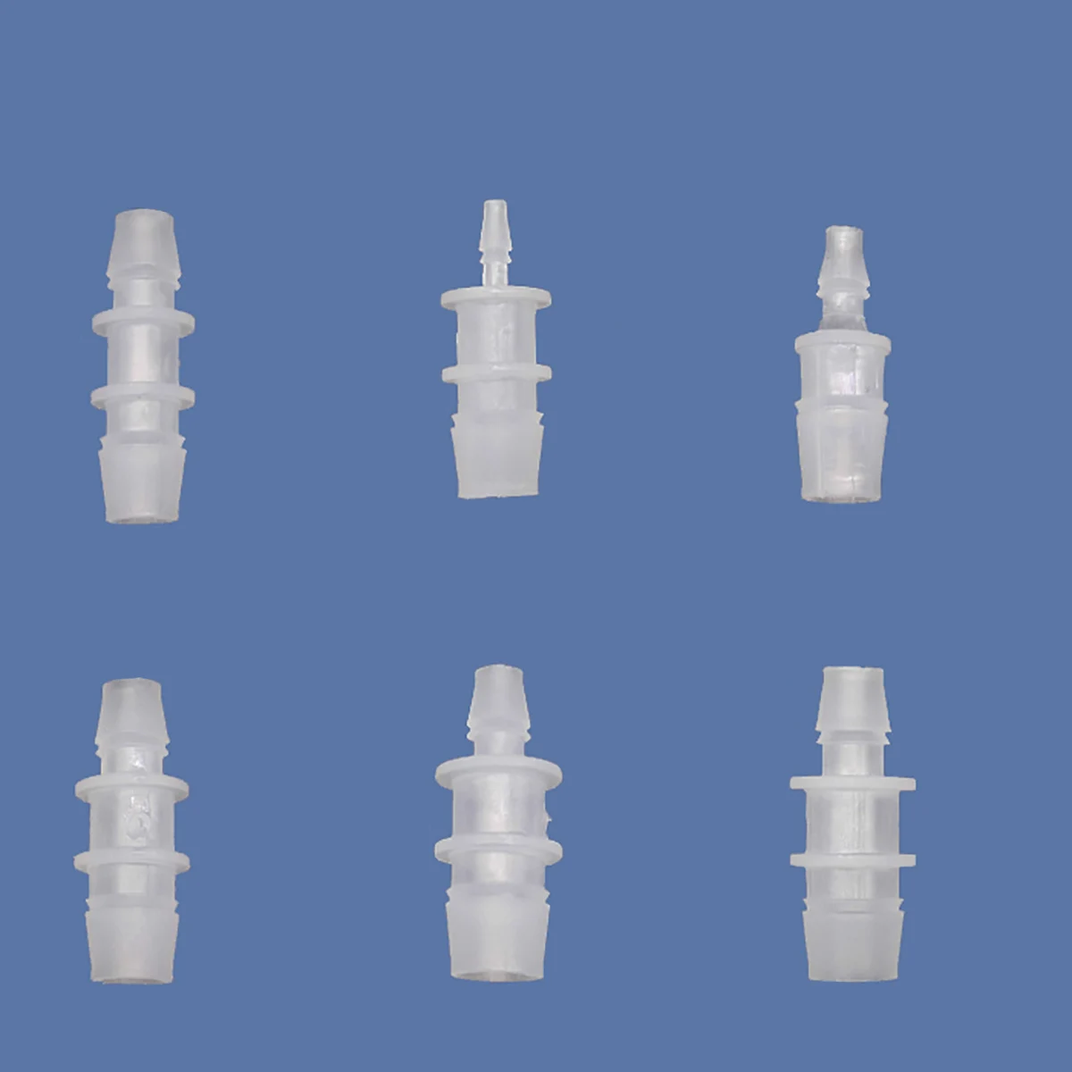 5pcs 1.6~7.9mm Food Grade Plastic Reducing Straight Connectors Aquarium Fish Tank Air Pump Hose Pagoda Joint Water Pipe Fittings