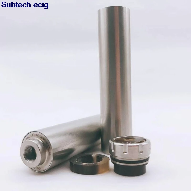 Vaping 신사 클럽 신사 900 튜브 메크 모드, 900 BF MTL RDA 기계식 모드용 16650 16550 배터리에 적합, 직경 18mm