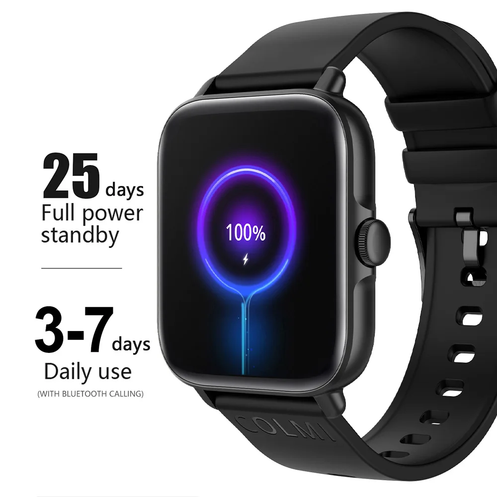 COLMI P28 Plus Bluetooth respuesta llamada reloj inteligente hombres IP67 impermeable mujeres Dial llamada Smartwatch GTS3 GTS 3 para teléfono