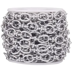 1 Meter Stainless Steel Gross Oval Chunky Knot Hip Hop Punk Link Chain DIY Jewelry Handmade Necklace Bracelet Chains Supplies