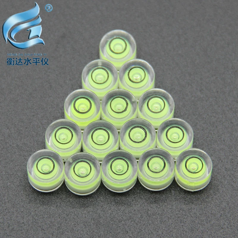 

100pcs 8 * 5.5mm Bubble level mini spirit level bubble level tool for camera special level