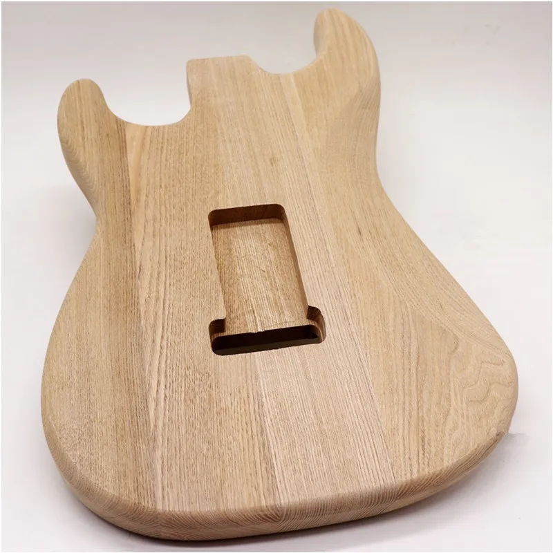 A Ash Wood S-Shaped DIY Refitted Electric Guitar Body   Semi-Finished Products Musical Instrument Accessories