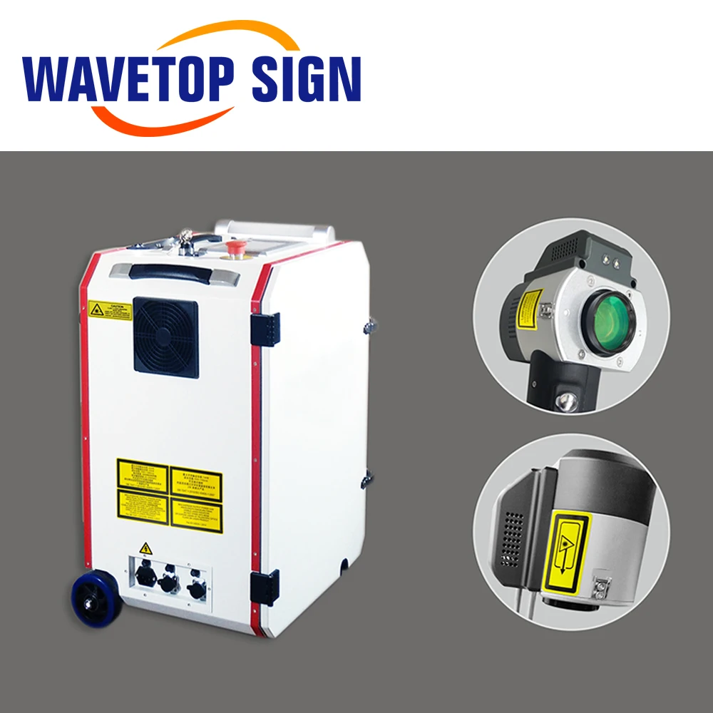 Máquina de descalcificação a laser com sistema de limpeza a laser WaveTopSign 200w 1064nm