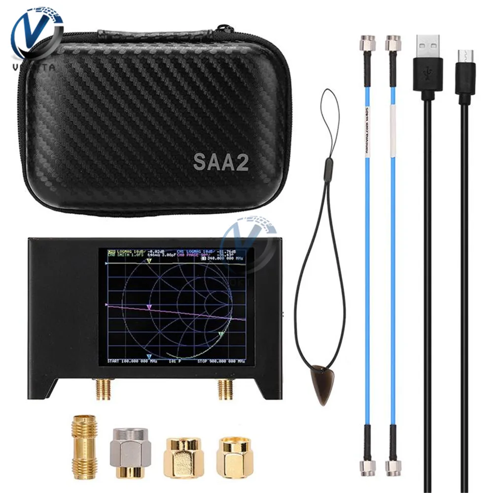 

2.8 Inch Display NanoVNA V2 3G Vector Network Analyzer S-A-A-2 Antenna Analyzer Shortwave HF VHF UHF Measure Duplexer Filter