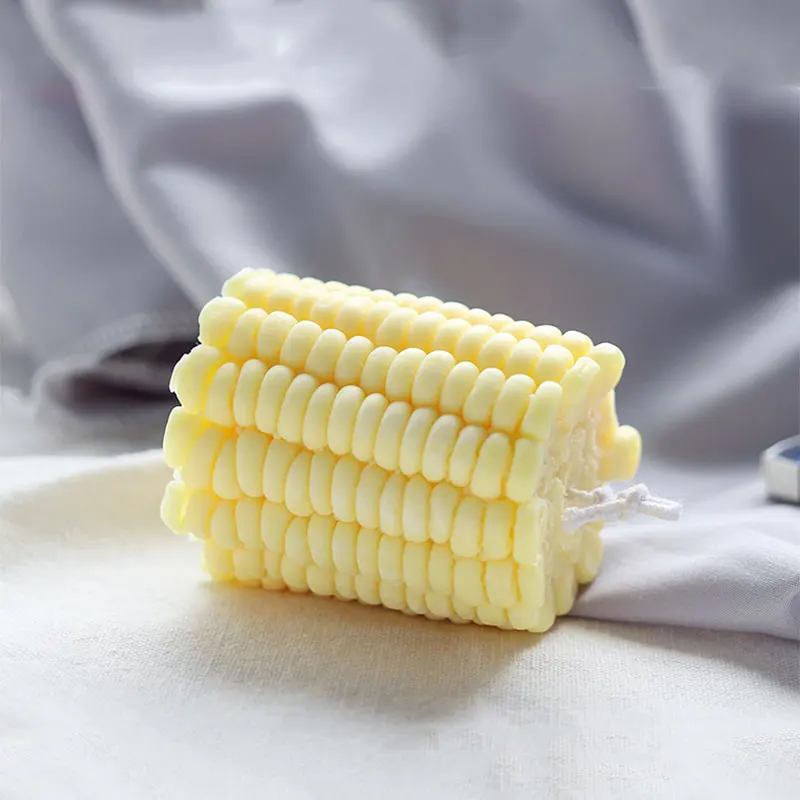 The Corn Shape Candle Mold Silicone Mold Cake Soap Mould Maize DIY Handmade Candle Molds Aromatherapy Making Handmade Wax Molds