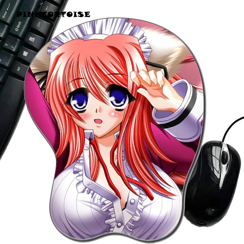 

PINKTORTOISE Anime mousepad kurono kurumu environmental Silicon anime 3D mousepad laptop Mice Pad Ergonomic MousePad mat