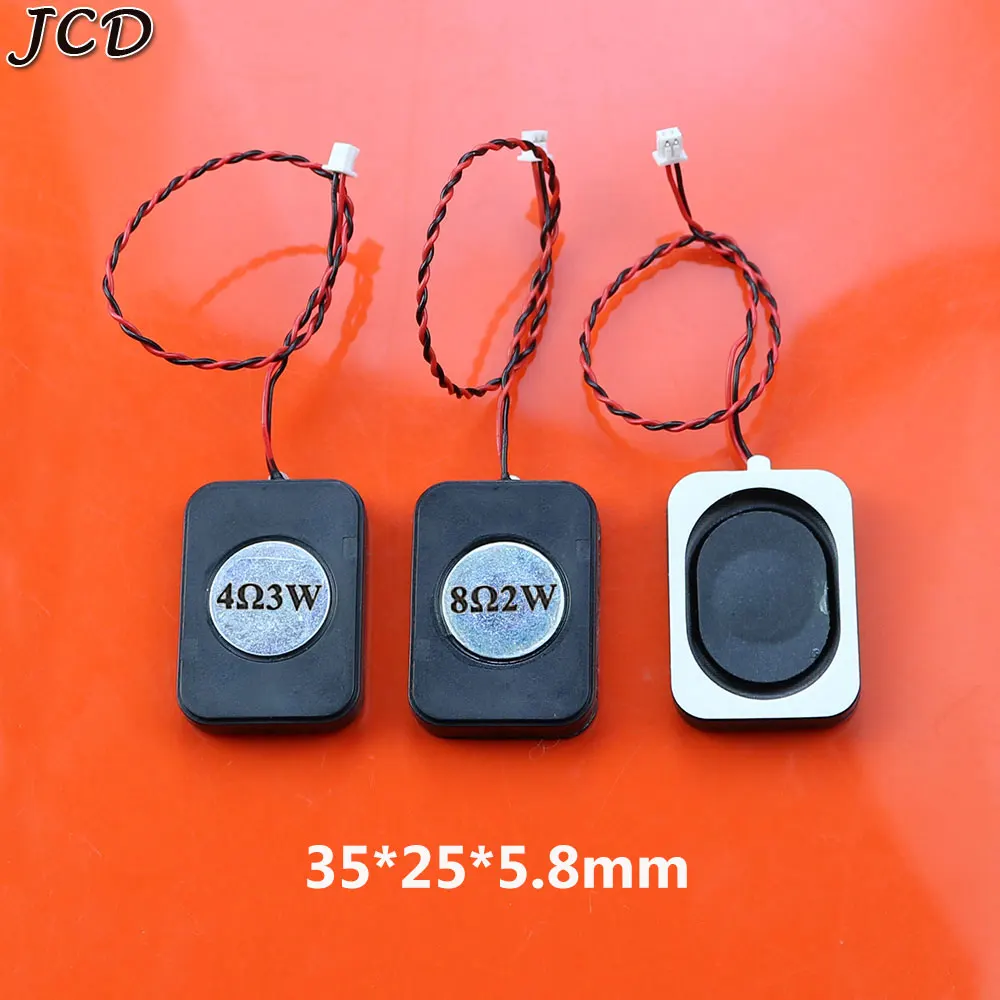 

JCD 1piece 4R 3W 8R 2W square speaker small cavity notebook computer 2535 ultra-thin box speaker 4 ohm 3w 8 ohm 2W watt speaker