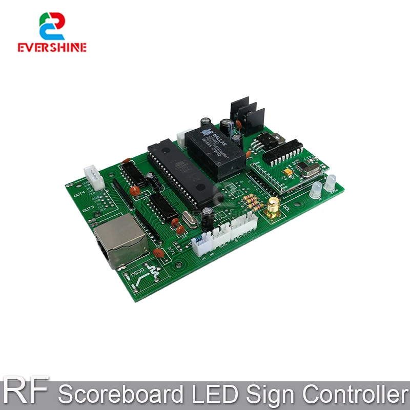 RF Cartão de Controle para 7 Segmento Módulo Número Digital, LED, Eletrônico, Esportes, Futebol, Basquete, Sinal do placar