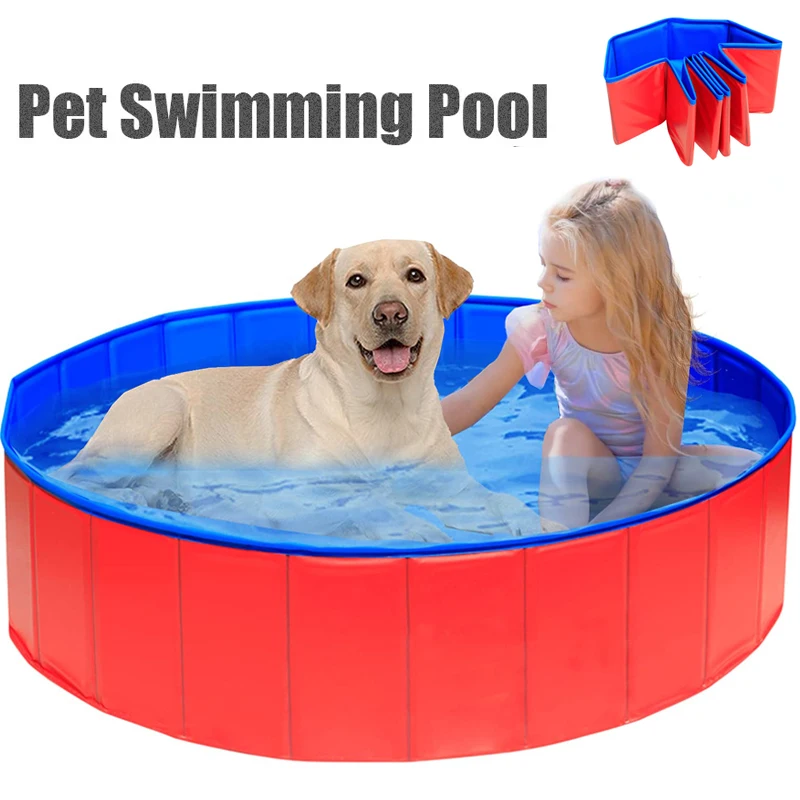 

Dog Swimming Pool Foldable Pet Bath Swimming Tub Bathtub Pet Collapsible Bathing Pool for Dogs Cats Kids Big Size Bathing Pool