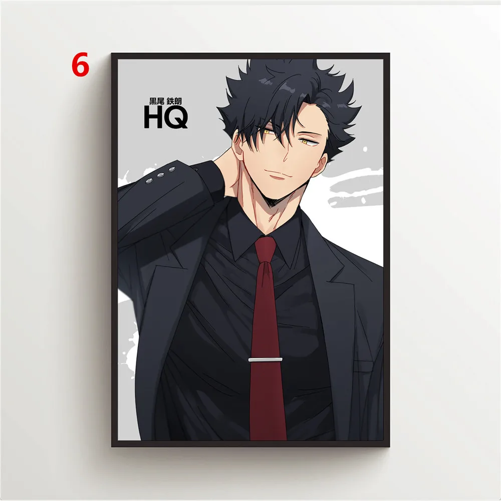 Anime Posters Haikyuu!! Kuroo Tetsurou Wall Poster Canvas Painting Posters and Prints Wall Decor Wall Art Picture Home Decor