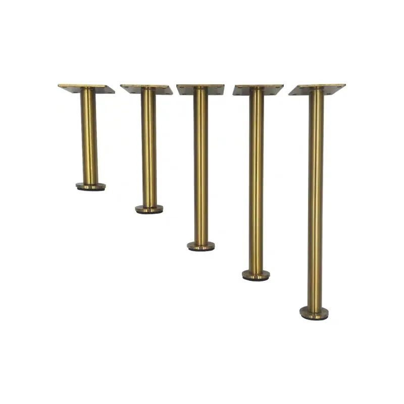 

4pcs Titanium Gold Furniture Legs Stainless Steel Cabinets Feet Tables Sofa Bed TV Cabinet Couch Dresser Armchair Legs