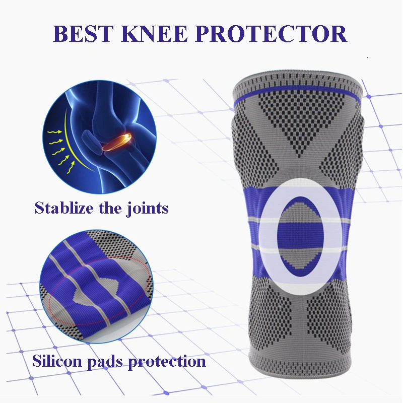 Elastic Spandex Patella Knee Strap Arthrosis Joint Support Knee Protector Volleyball Basketball Knee Pads For Crawling Sports