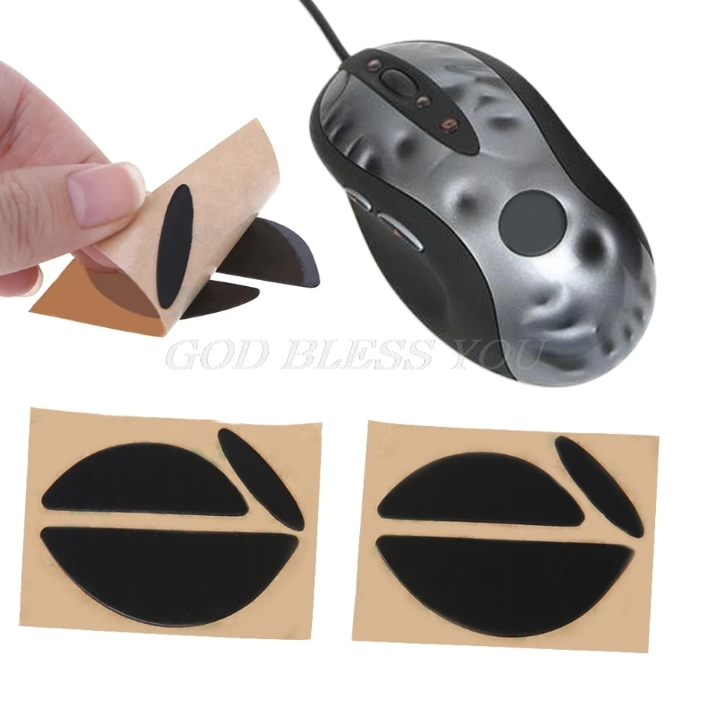 2 Sets/Pack 0.6mm Mouse Feet mouse Skates For Logitech MX518 /G400 /G400S Mouse Drop Shipping