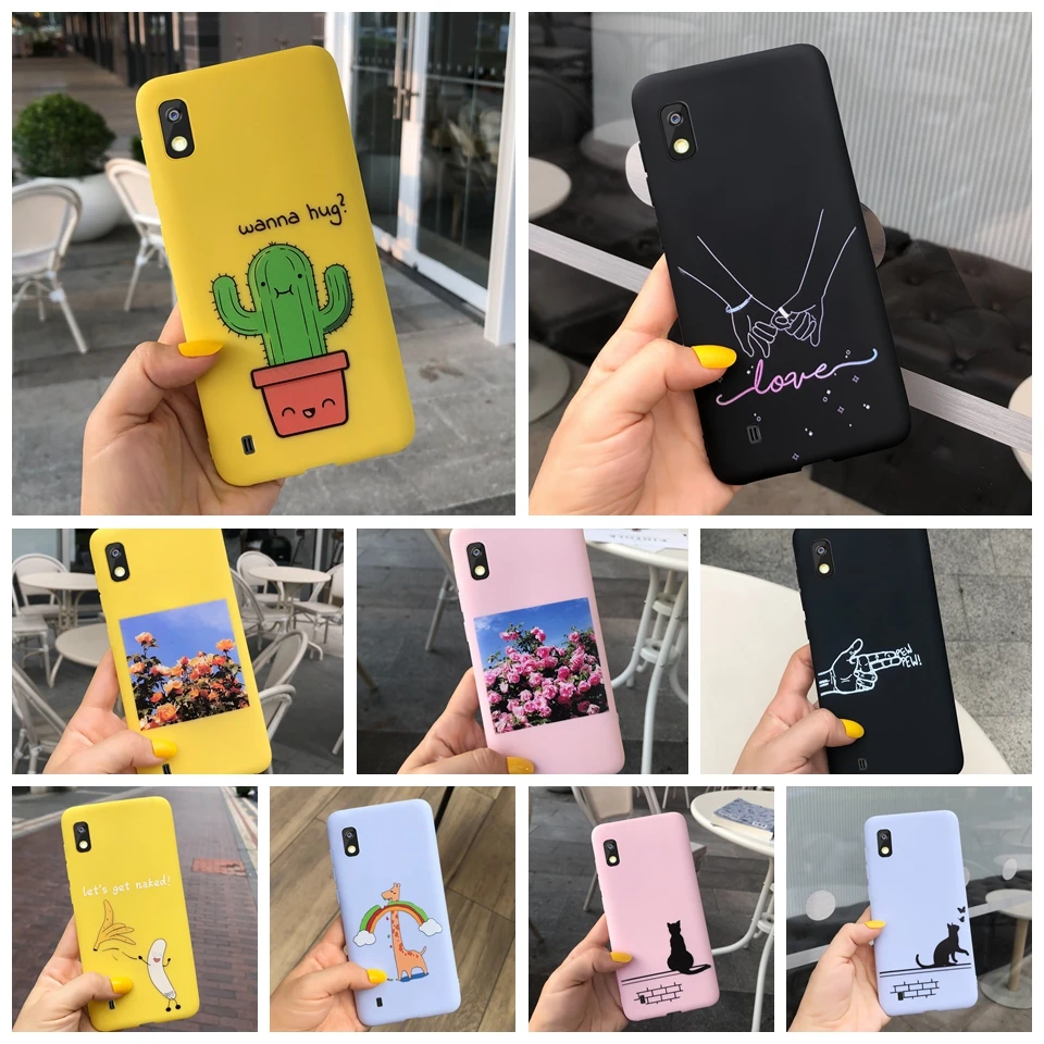 Silicone Phone Cases For Samsung Galaxy A10 A20 A50 A51 A6 Galaxy J5 Prime J5 J8 Grand Prime Pro S10 Lite Soft TPU Back Cover