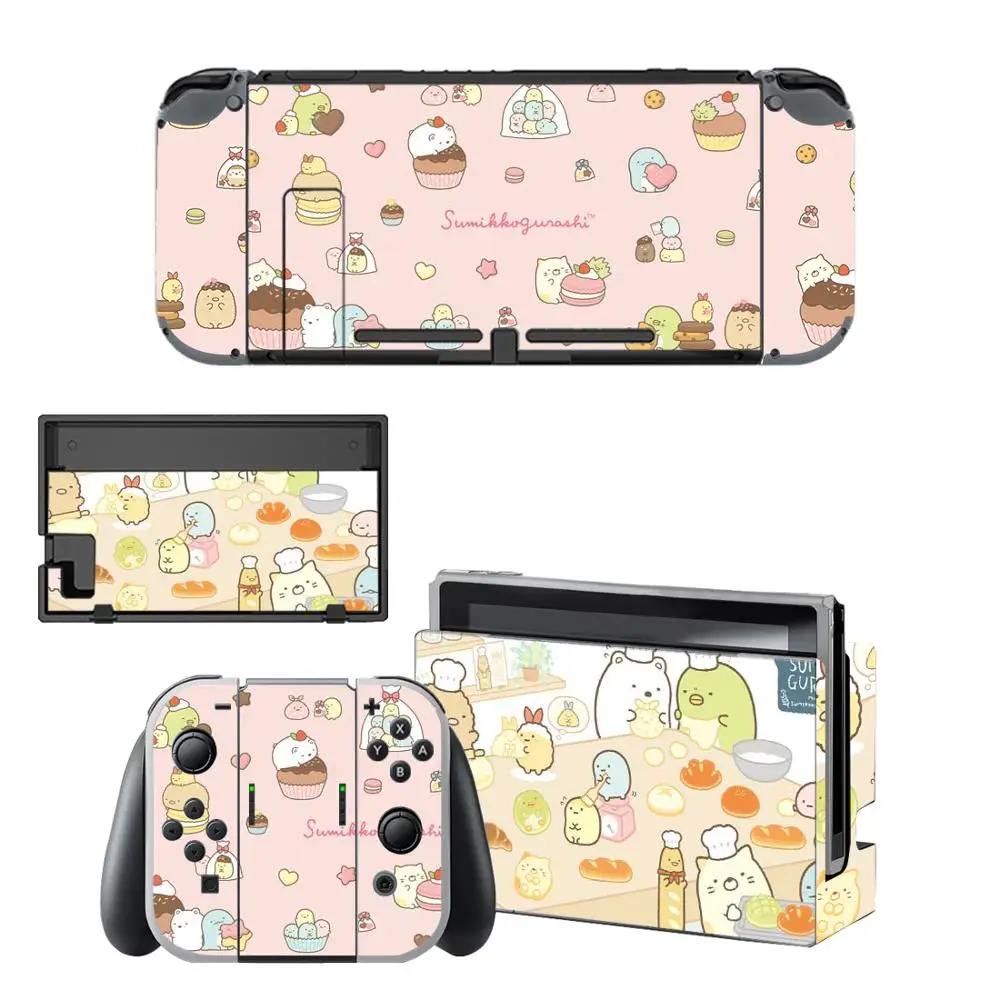Sumikko Gurashi Nintendo Switch skórka naklejka NintendoSwitch naklejki skórki na konsola Nintendo Switch i Joy-Con Controller — zdjęcie 2