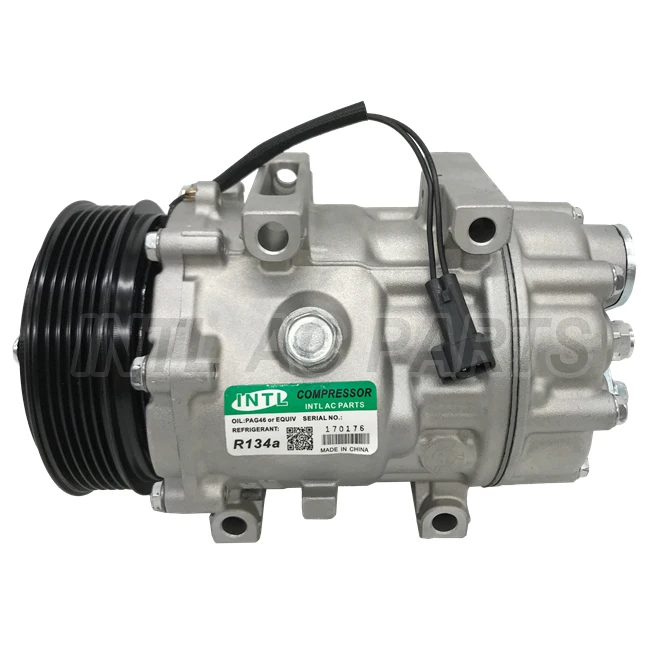 SD7V16 Auto AC A/C Compressor For Volvo V50 S40 II 2.0 D ro 3M5H-19D629-HD 3M5H-19D629-HB