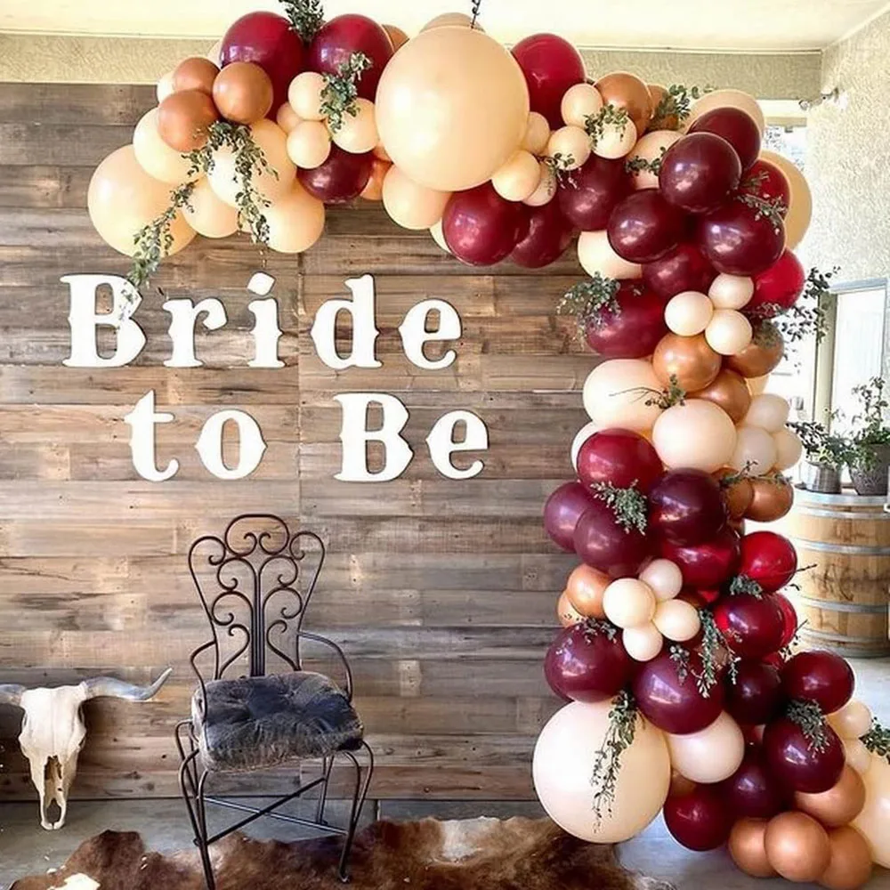 50 Stück Doppelschichtige Burgunderrot Weinrote Ballons Rubinrote Ballons Chrom-Latex-Ballons 5/10 Zoll Valentinstag Hochzeit Party Deko – Detail 40
