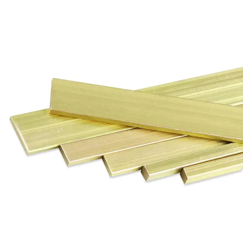 Imagem -05 - Latão Flat Bar Plate Strip para Faça Você Mesmo Ferramentas Bras Metal Solid Rod Espessura mm mm mm mm 10 mm 20 mm Comprimento 200 mm 250 Milímetros 1pc