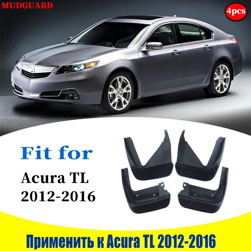 

FOR Acura TL 2012-2016 Mudguard Fenders Mud Flap Guard Mudguards Fender Mudflaps car accessories auto styline Front Rear 4pcs