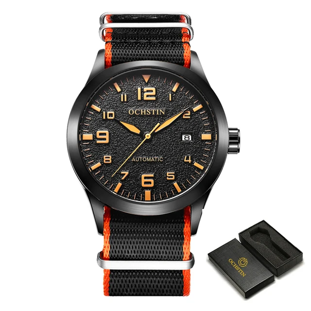 OCHSTIN Männer Automatische Mechanische Uhr Luxus Casual Kleid Militär Outdoor Sport Armee Herren Armbanduhren Wasserdichte Männliche Uhr 6