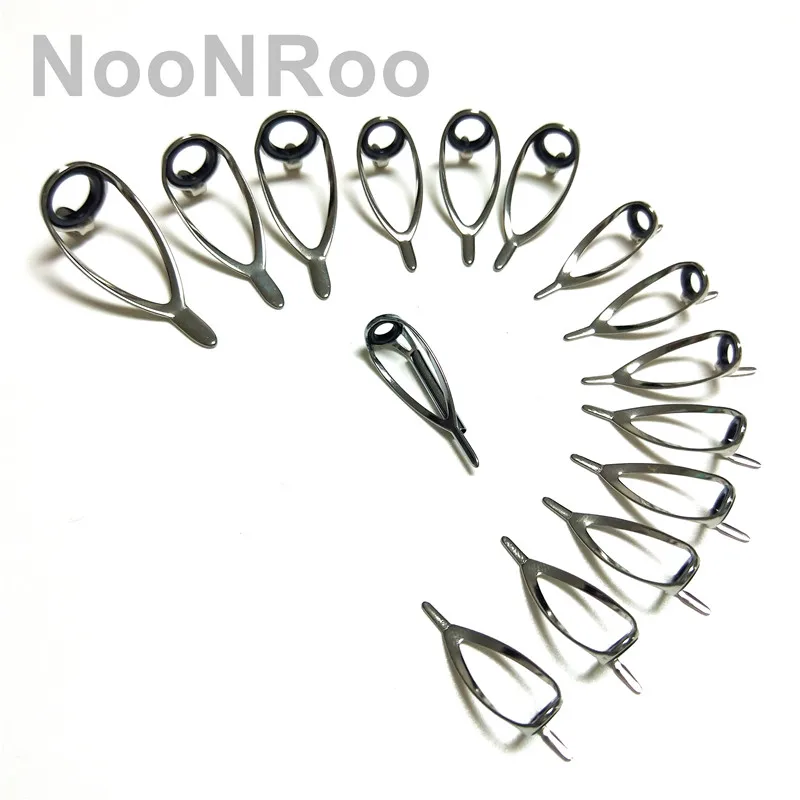 NooNRoo Bream Guide Set   Saltwater Guides  (15pcs/set) Fishing Rod Guide Set DIY Repair guides