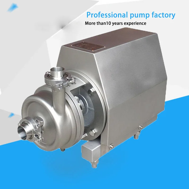 

Food Grade,beverage,milk industrial stainless steel sanitary centrifugal pump with 370W 380v 50hz