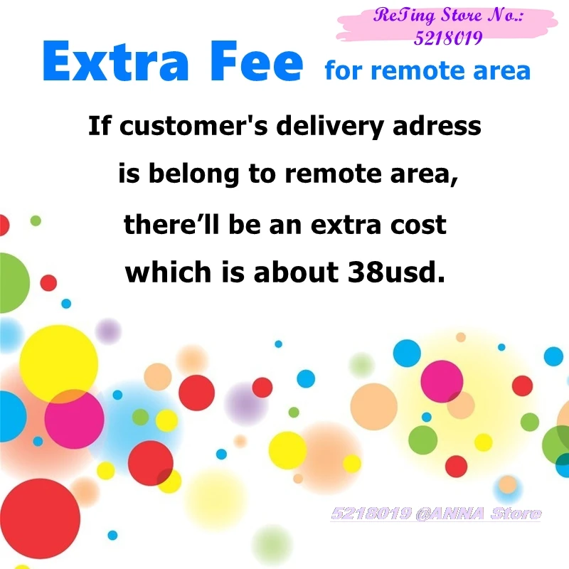 Special Link for Extra Delivery Cost to Remote Area