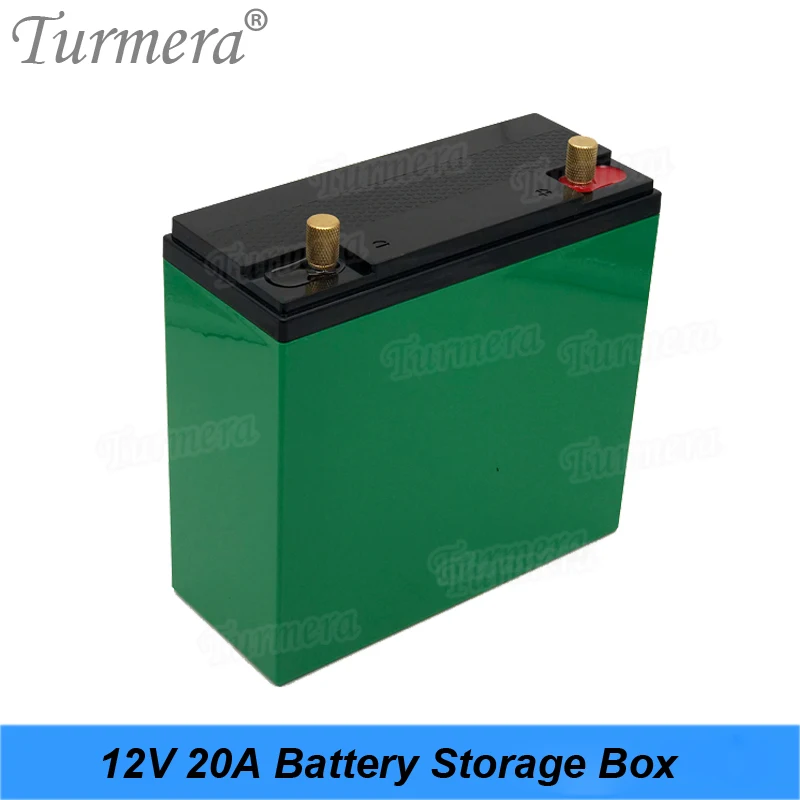 Turmera 12V 20Ah Battery Storage Box for 20*32700 3.2V Lifepo4 Battery and 56*18650 Uninterrupted Power Supply Lithium Batteries