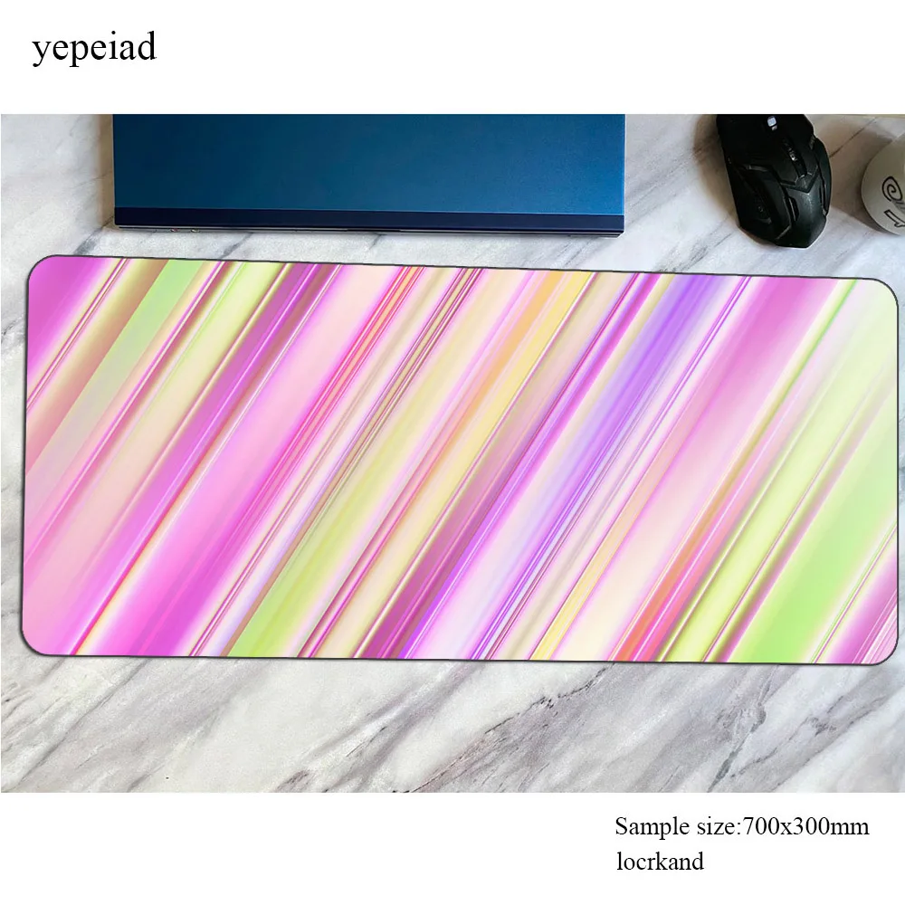 Pastel Colors mouse pad gamer mousepad Professional rubber desk mat Domineering gaming accessories game keyboard mats oversized